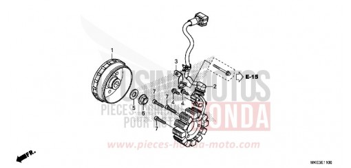 GENERATRICE CRF450RH de 2017